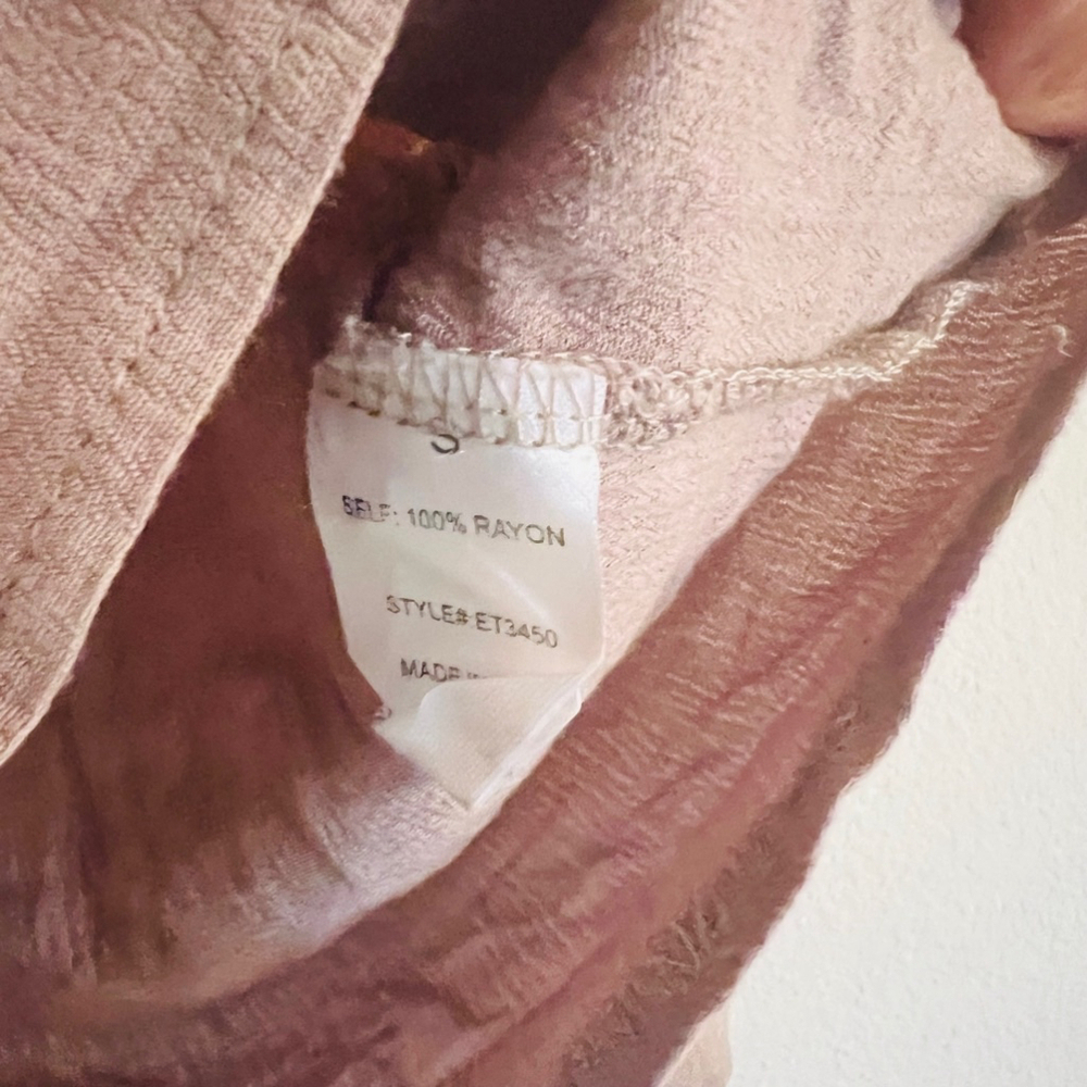 Elodie Women’s Mauve Blouse Top Size Small - Picture 6 of 7